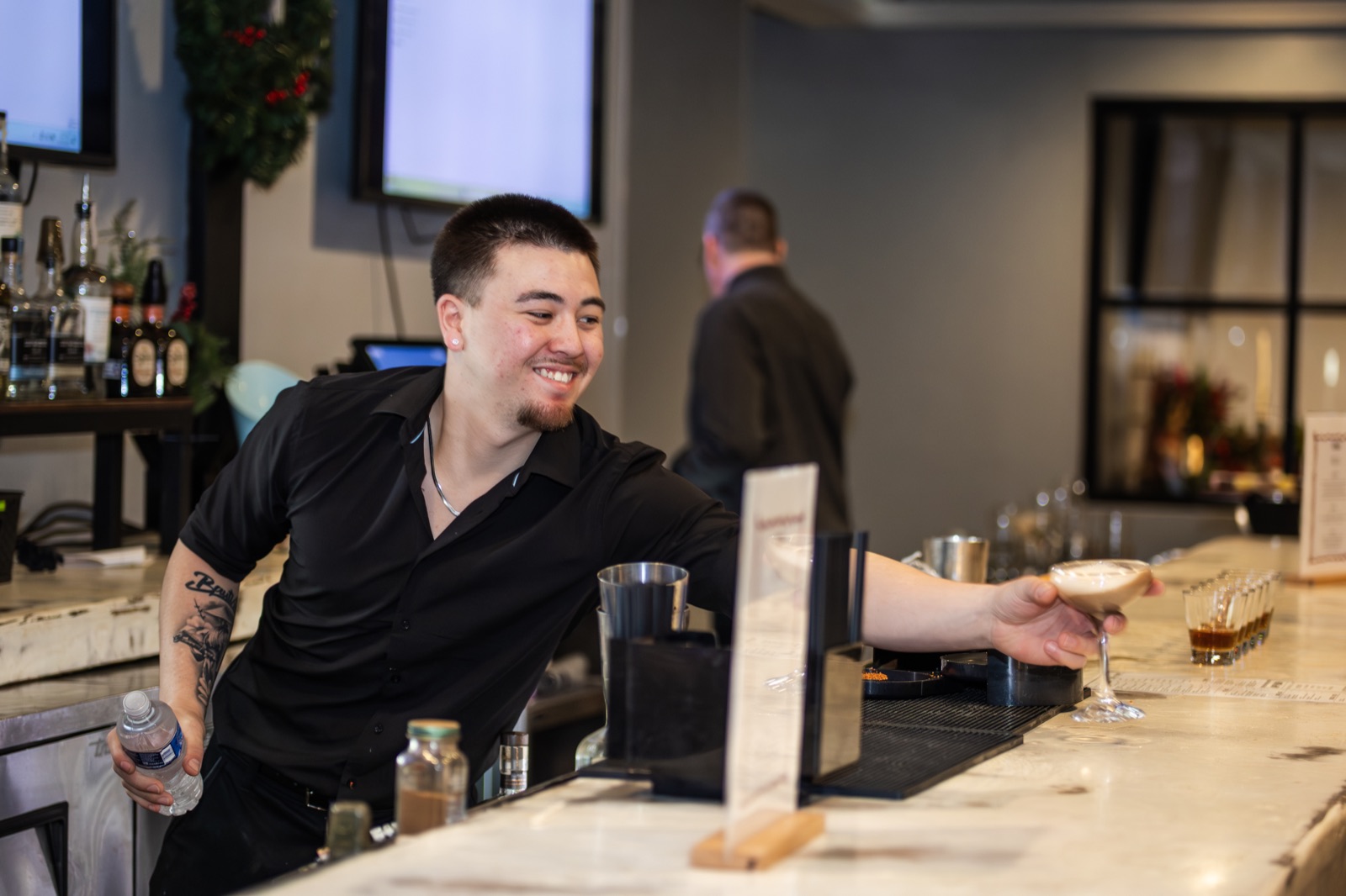 Corporate event, bartender service